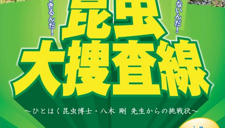 ウェルネスパーク五色で虫とりイベント「昆虫大捜査線」｜淡路島イベント