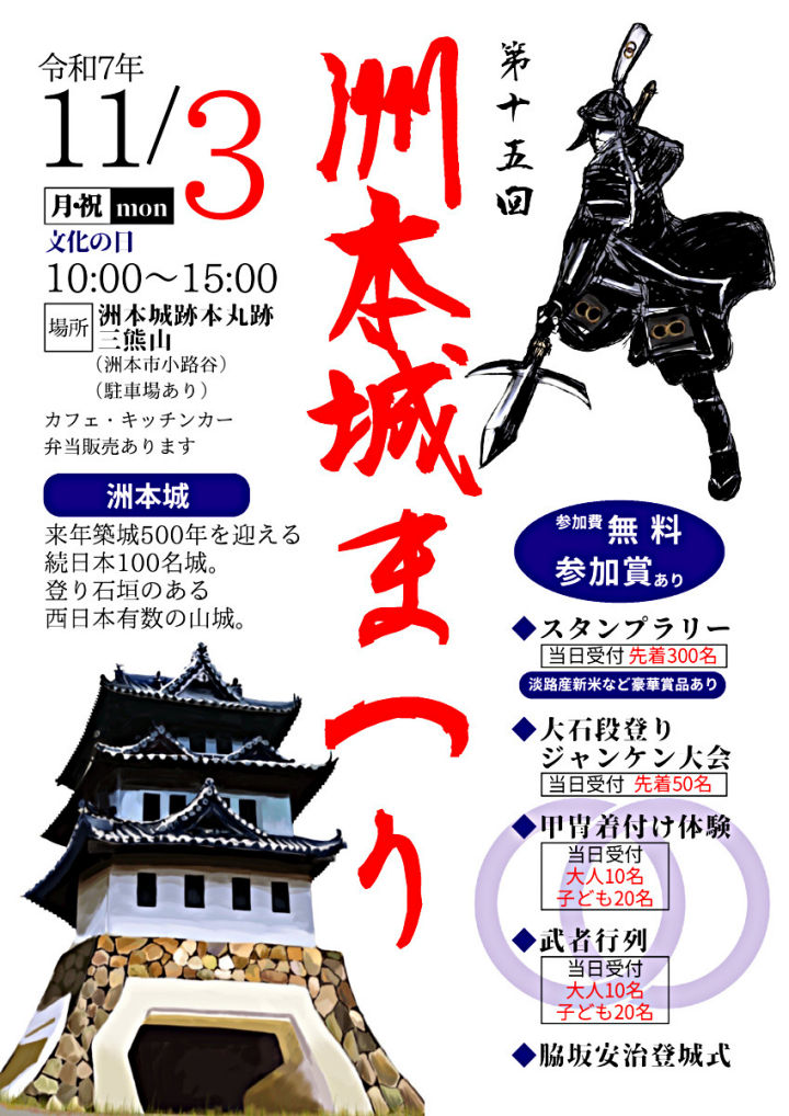 第15回 洲本城まつり